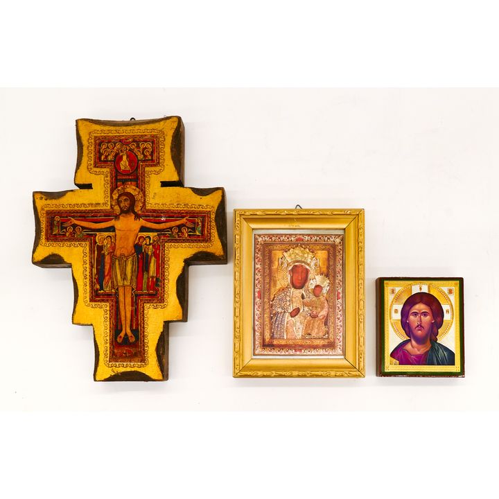 Box 3pc Old Religious Icons