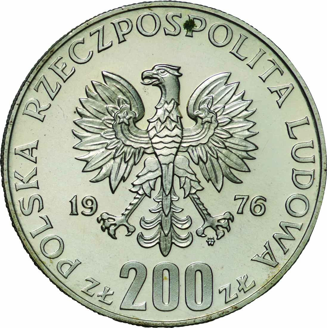 ポーランド-Poland. 1976. Silver. 200ｽﾞﾛﾁﾋ(Zlotych). プローバ 