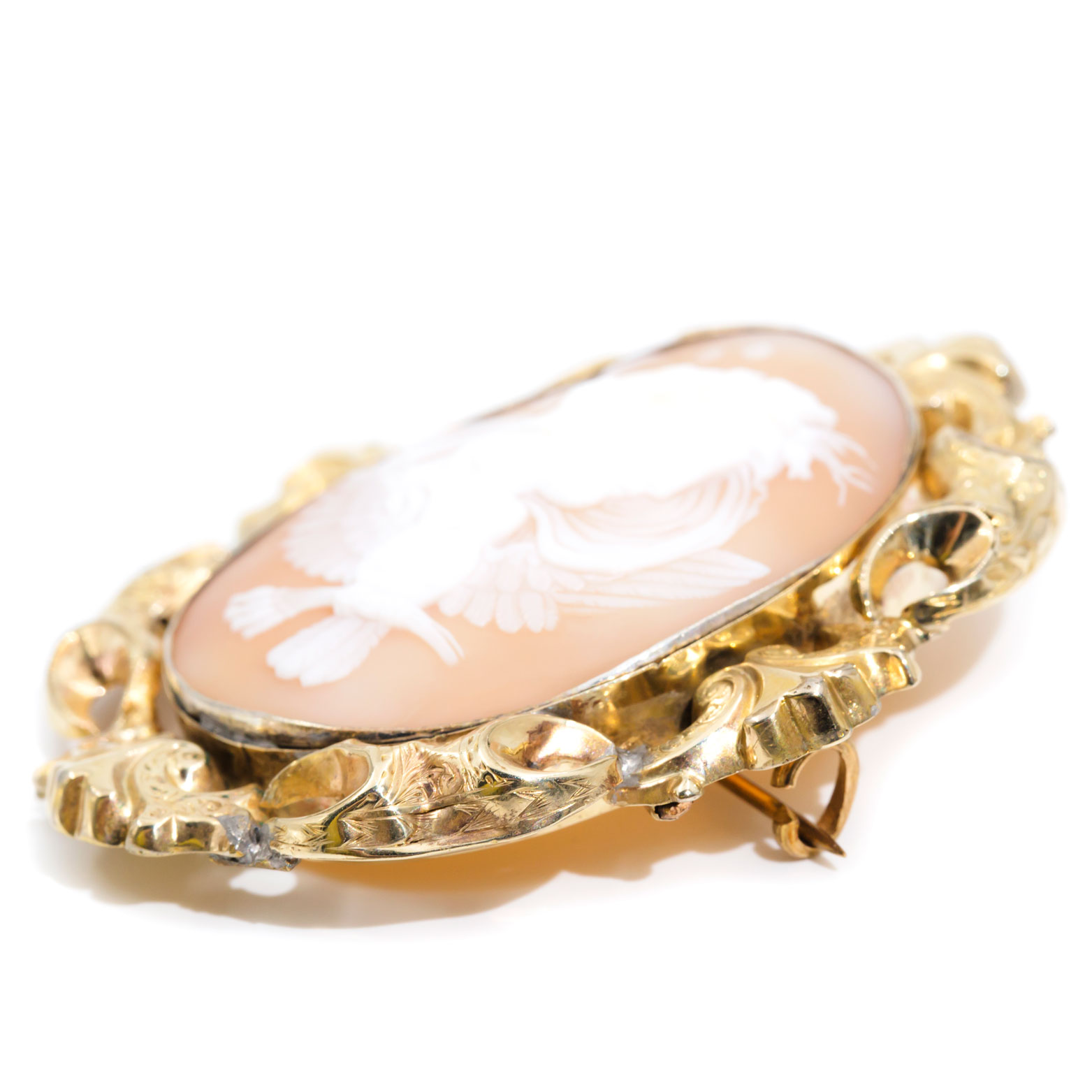 9ct Antique Cameo Brooch,