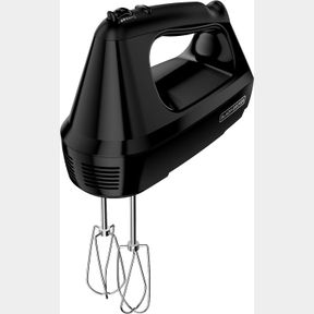 BLACK+DECKER 6-SPEED HAND MIXER WITH 5 ATTACHMENTS AND STORAGE CASE, HAND BLENDER, BLACK, MX3200B-F