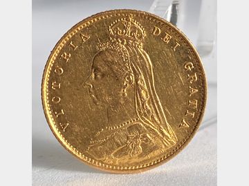 1887 VICTORIA JUBILEE HEAD GOLD HALF SOVEREIGN
