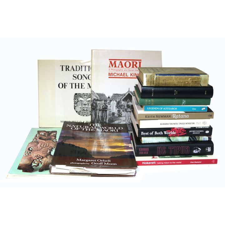 BOX OF BOOKS [14 titles] - Relating to Māori history & ethnography