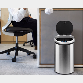 ***30L STAINLESS STEEL MOTION SENSOR TRASH CAN 329636***