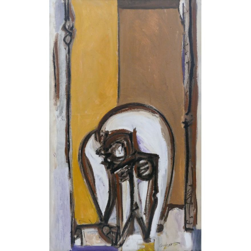 Byron Gardner ''Untitled'' (Head) 1955 Oil