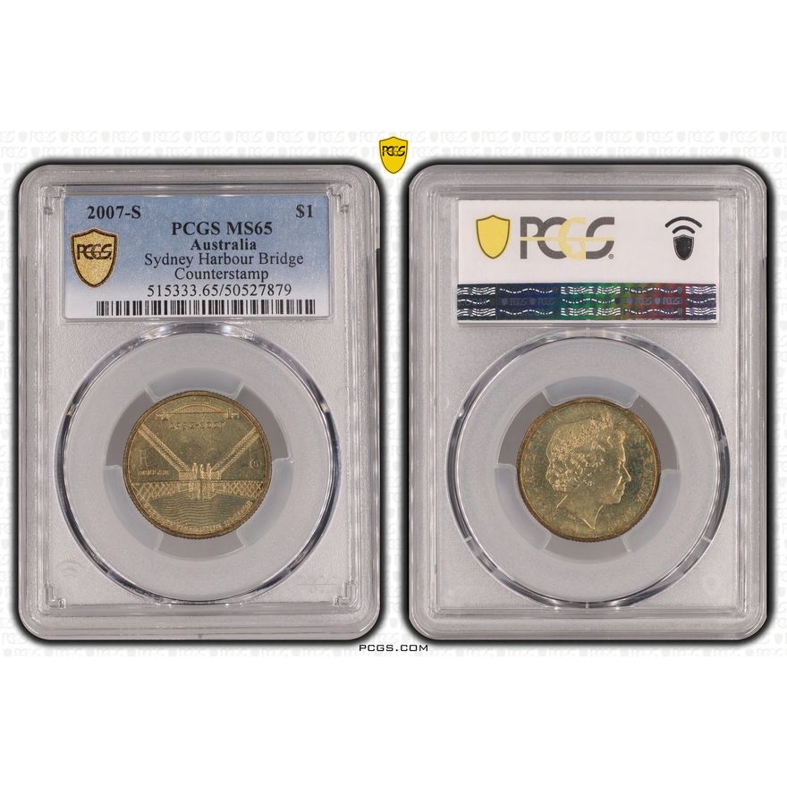 Sydney Harbour Bridge, One Dollar, 2007-S, PCGS MS65