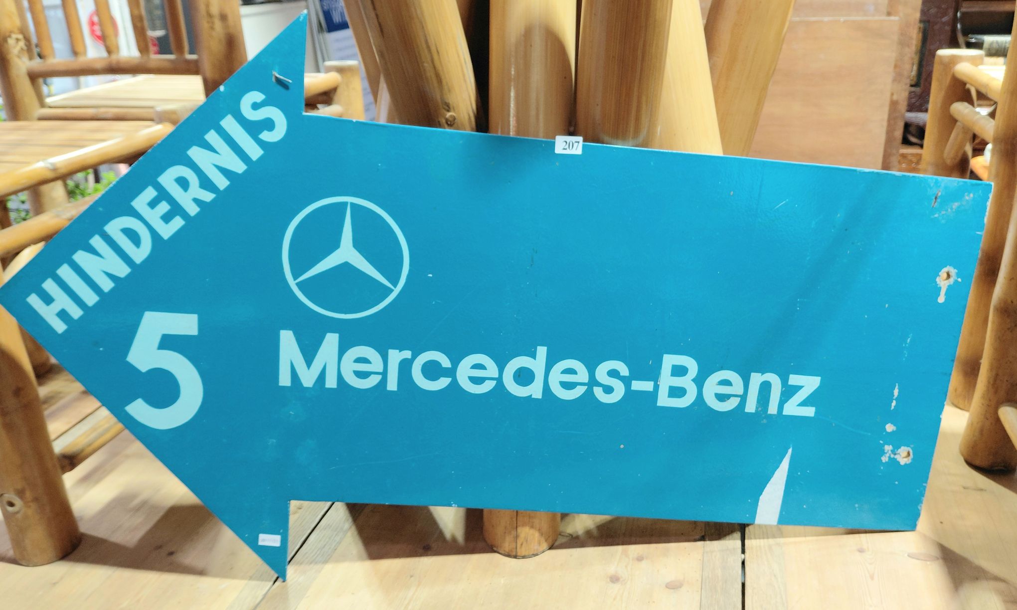 MERCEDES BENZ ADVERTISING SIGN