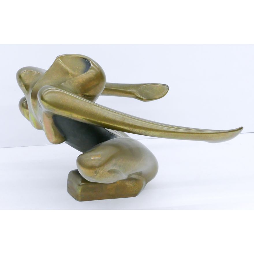 Bob Bennett ''Morning Sun'' 1982 Bronze Sculpture