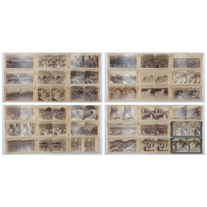 Stereograph Cards - Palestine (x36)