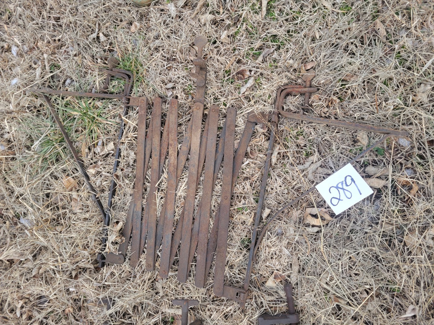 Antique Car running board luggage rack | Midwest Auctions, LLC