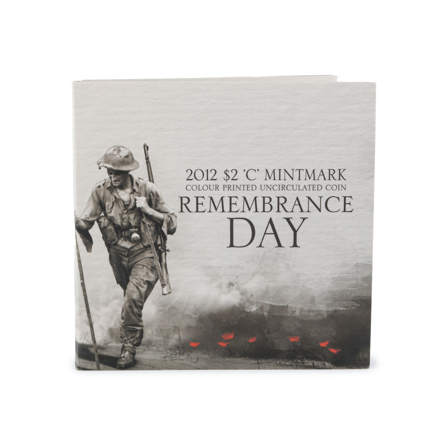 Remembrance Day Trifold, Two Dollars, 2012-C, UNC
