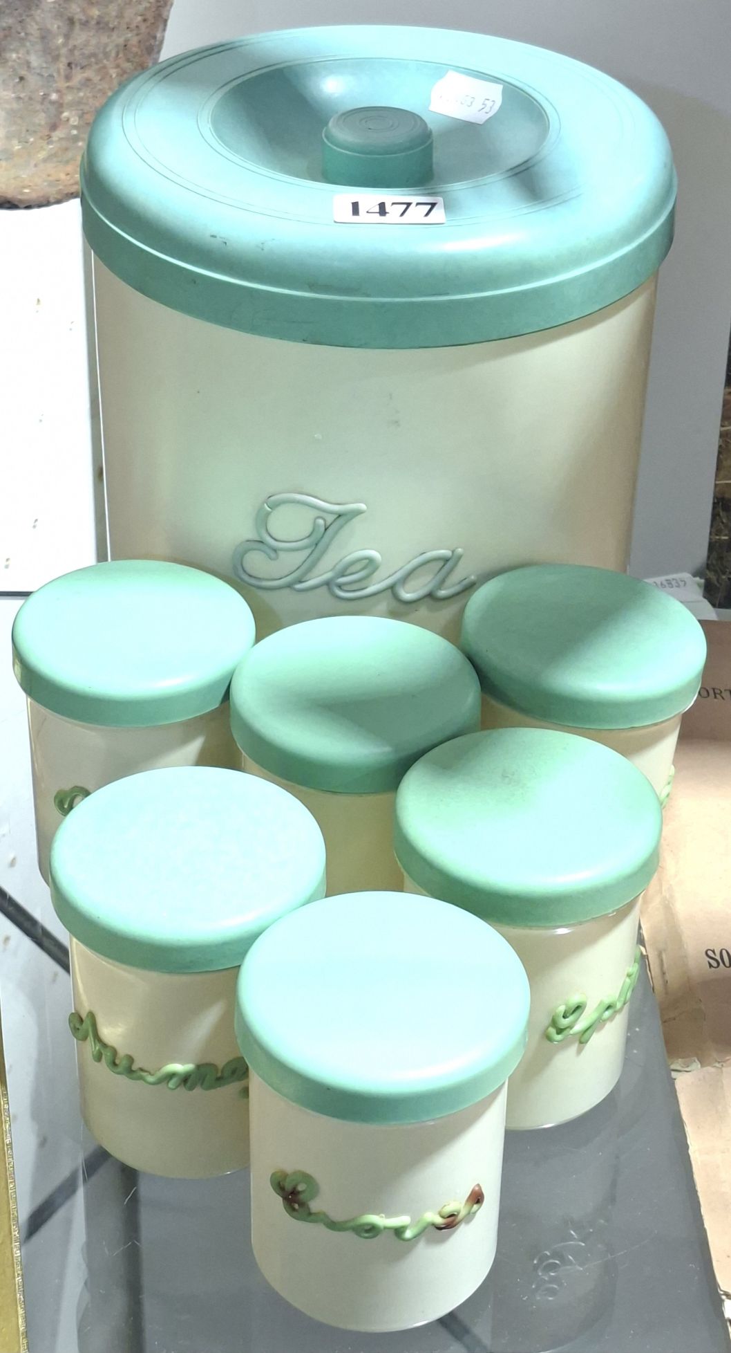 Nally Ware Bakelite Canisters