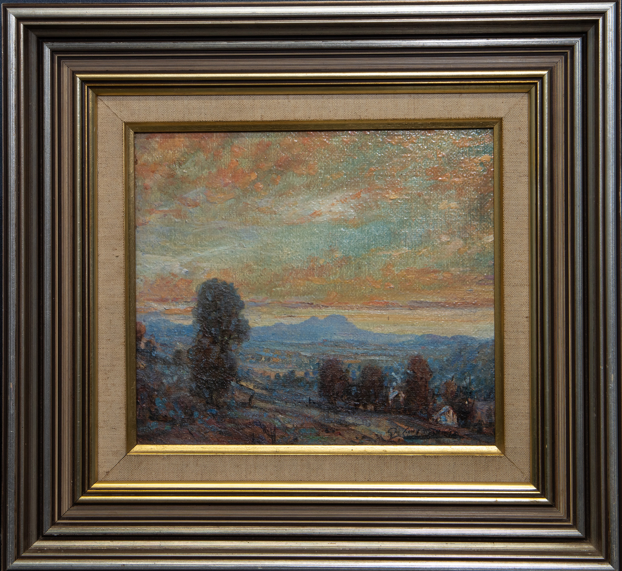476 · Tony Canfield (1935-2004), 'Evening Landscape, Tweed Valley'
