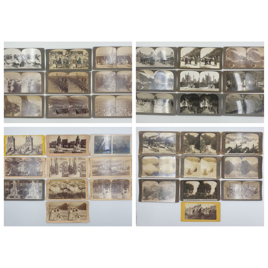 Stereograph Cards (x38)