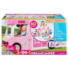 Barbie 3-in-1 DreamCamper Vehicle and Accessories|