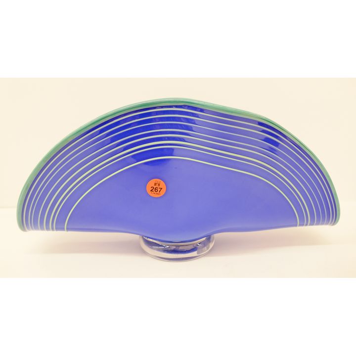 Jennifer Holmes Studio Glass Clam Bowl- 7x14''