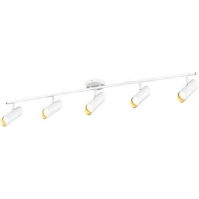 FEMILA TRACK LIGHTING, LED TRACK LIGHT GU10 BULBS INCLUDED, 44" FLUSH MOUNT CEILING SPOT LIGHTS, FOR LIVING ROOM, GALLERY, BEDROOM