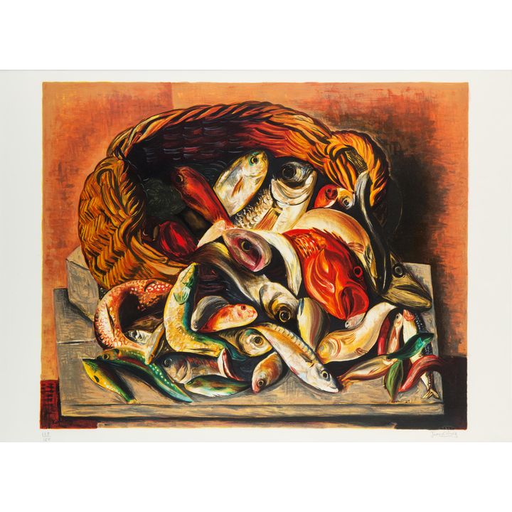 Mojżesz Kisling | Martwa natura z rybami