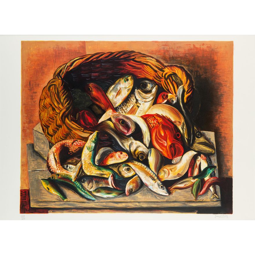 Mojżesz Kisling | Martwa natura z rybami