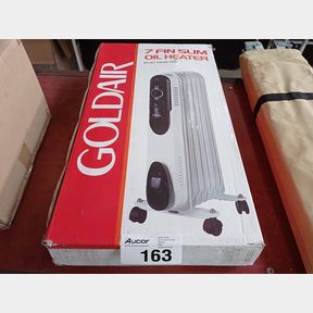 GOLDAIR - 7 FIN HEATER - WHITE -GSOR-700