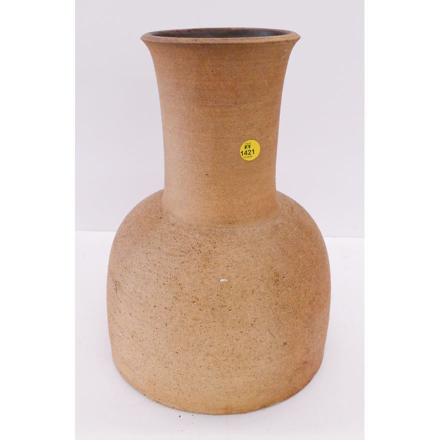 Clayton James Attributed Stoneware Vase- 13''