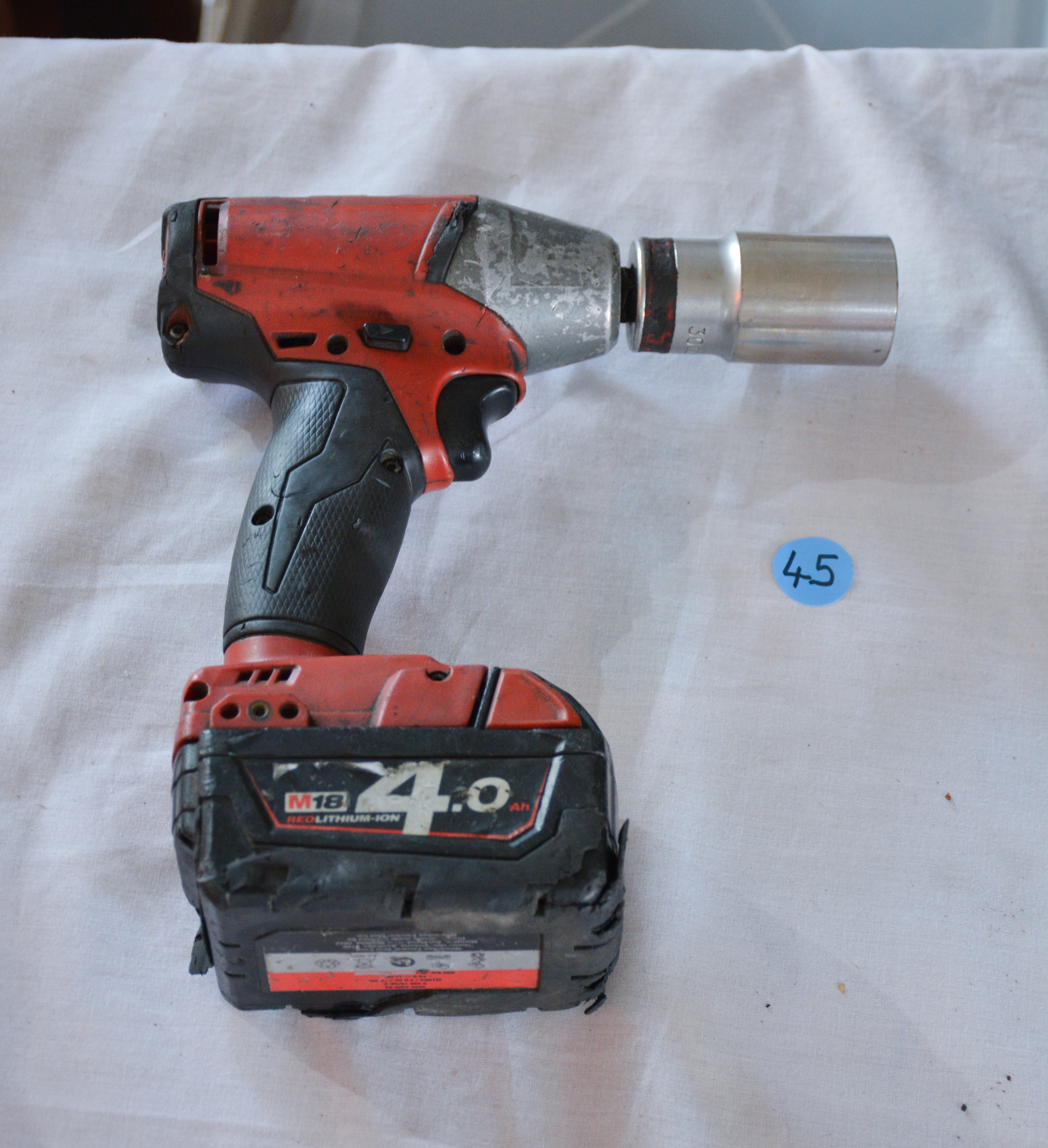 Milwaukee M18 Drill with Battery — NZ auction result