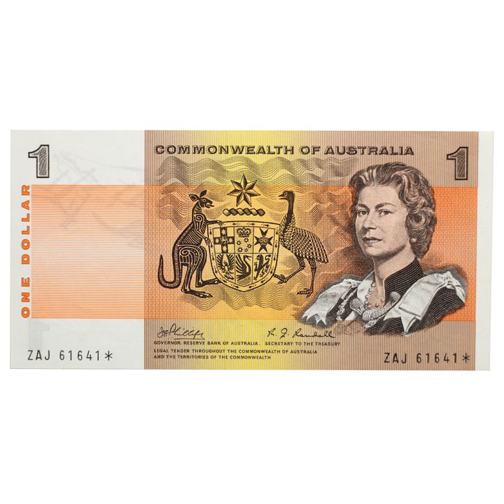 Star Replacement - Phillips/Randall, One Dollar, 1968 nearly Uncirculated