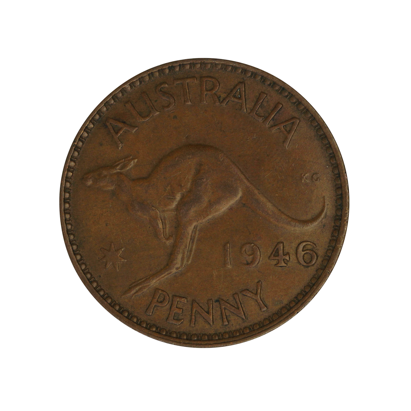 George VI, Penny, 1946, EF