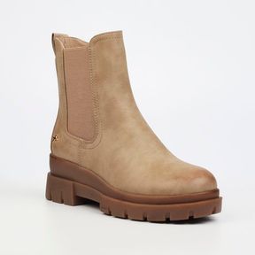 Rain 1 ankle boot taupe UK 8 | SMALL TORN MARK ON RIGHT BOOT