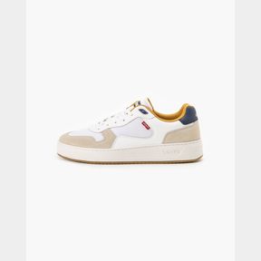 Levi s Men s Glide Sneakers White Yellow Men UK 7 |