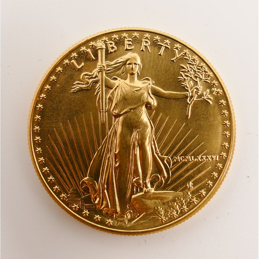 United States 1986 1 Oz Gold Eagle $50 Dollar Coin