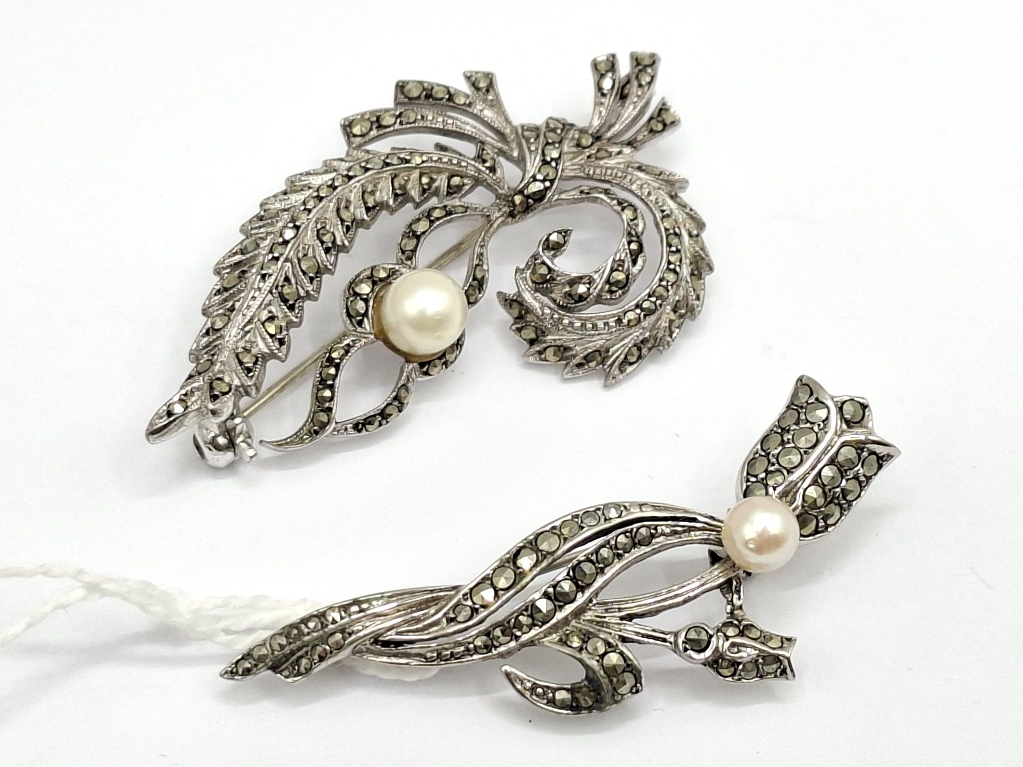 Two Marcasite Brooches