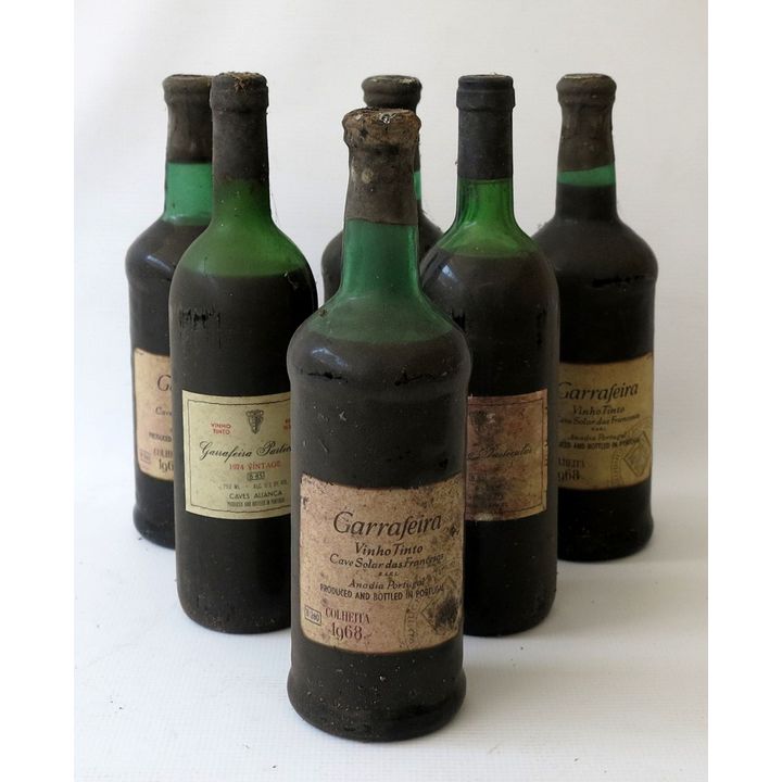 GARRAFEIRA VINHO TINTO 1968 4 bottles and 1974 2 bottles