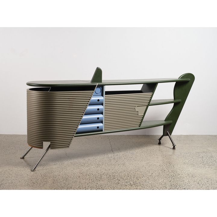Massimo Iosa Ghini for Memphis, Milano - A rare and important ‘Bertrand Cabinet’, 1987