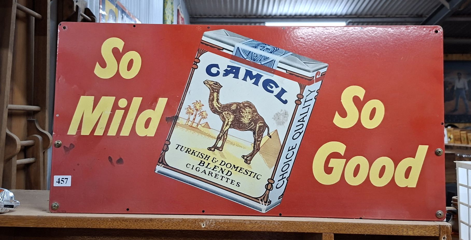 Camel Cigarette Advertising Sign