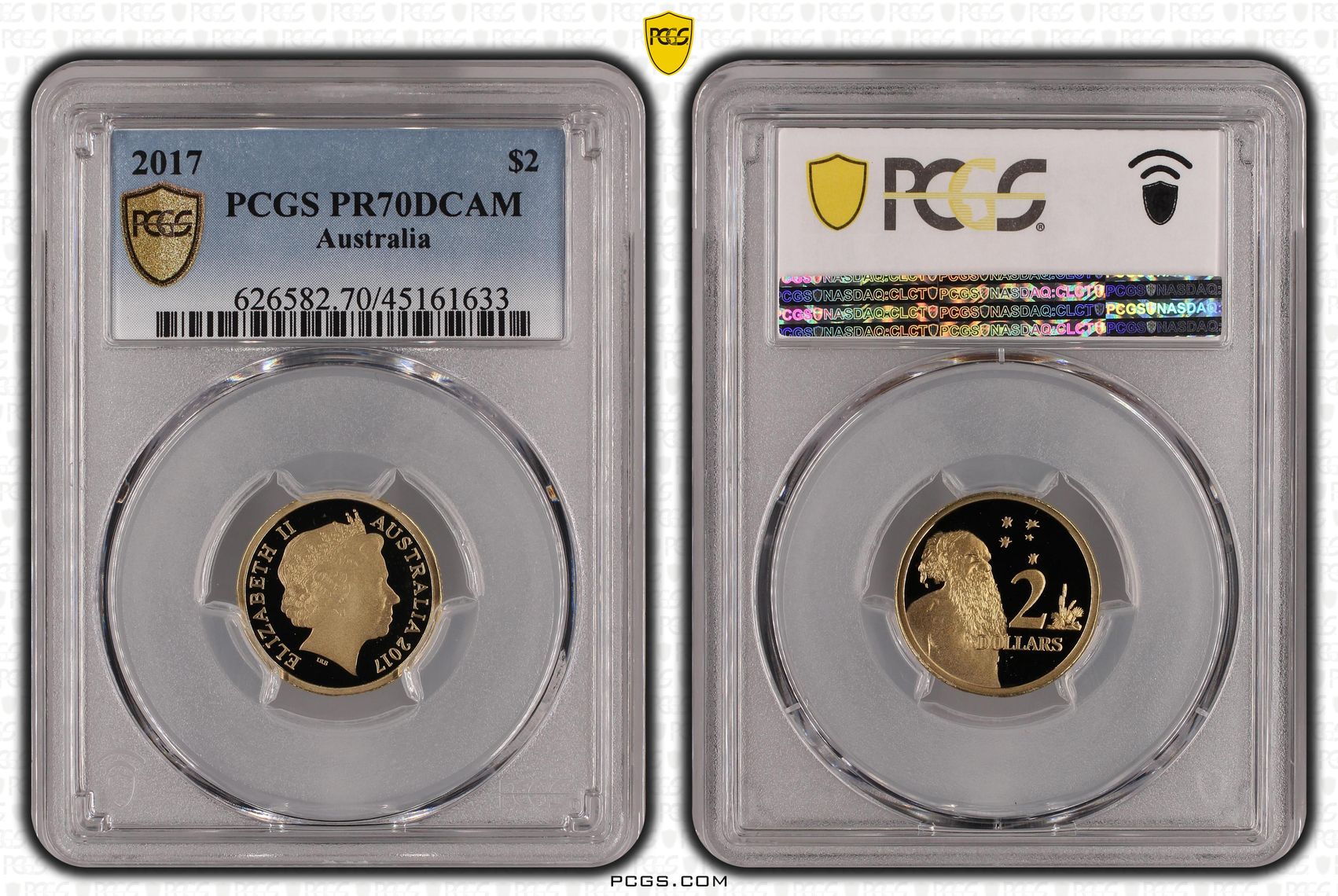 Elizabeth II, Two Dollar, 2017, PCGS PR 70DCAM