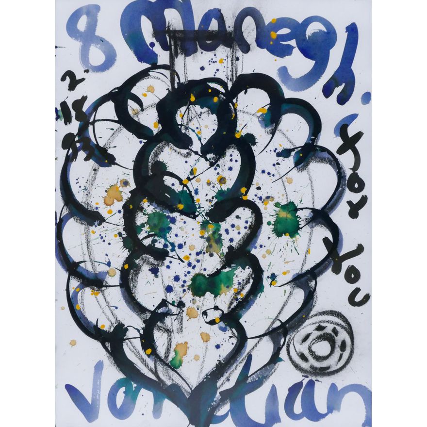 Dale Chihuly ''Maneghi Venetian'' 1993 Mixed Media