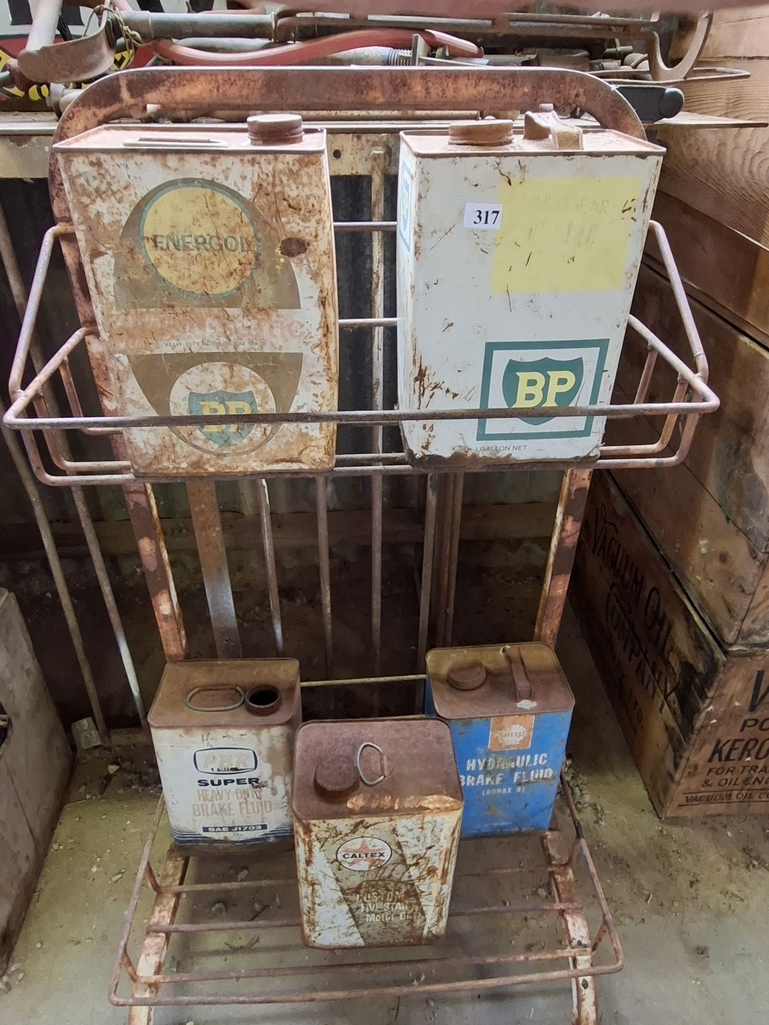 5 Various Oil Cans