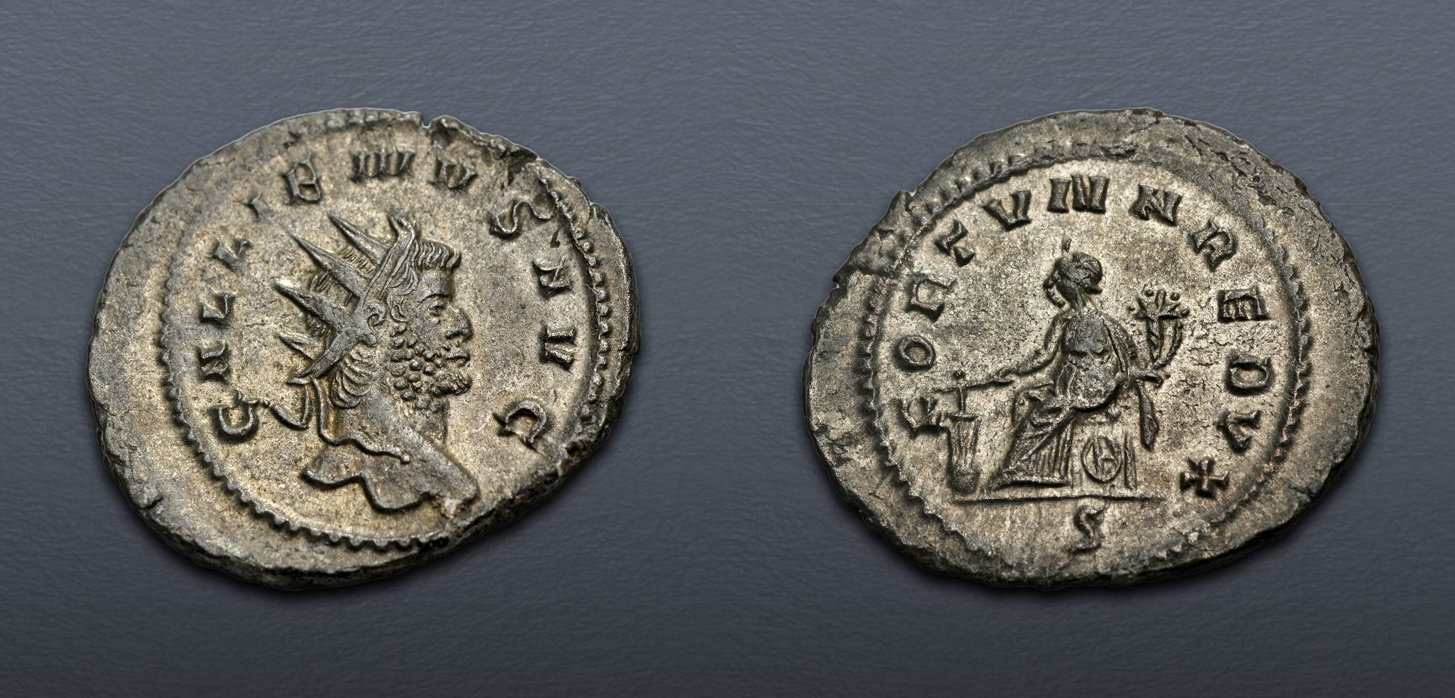 Gallienus. AD 253-268. Antoninianus (25mm, 5.31 g, 1h). Rome mint, 2nd ...