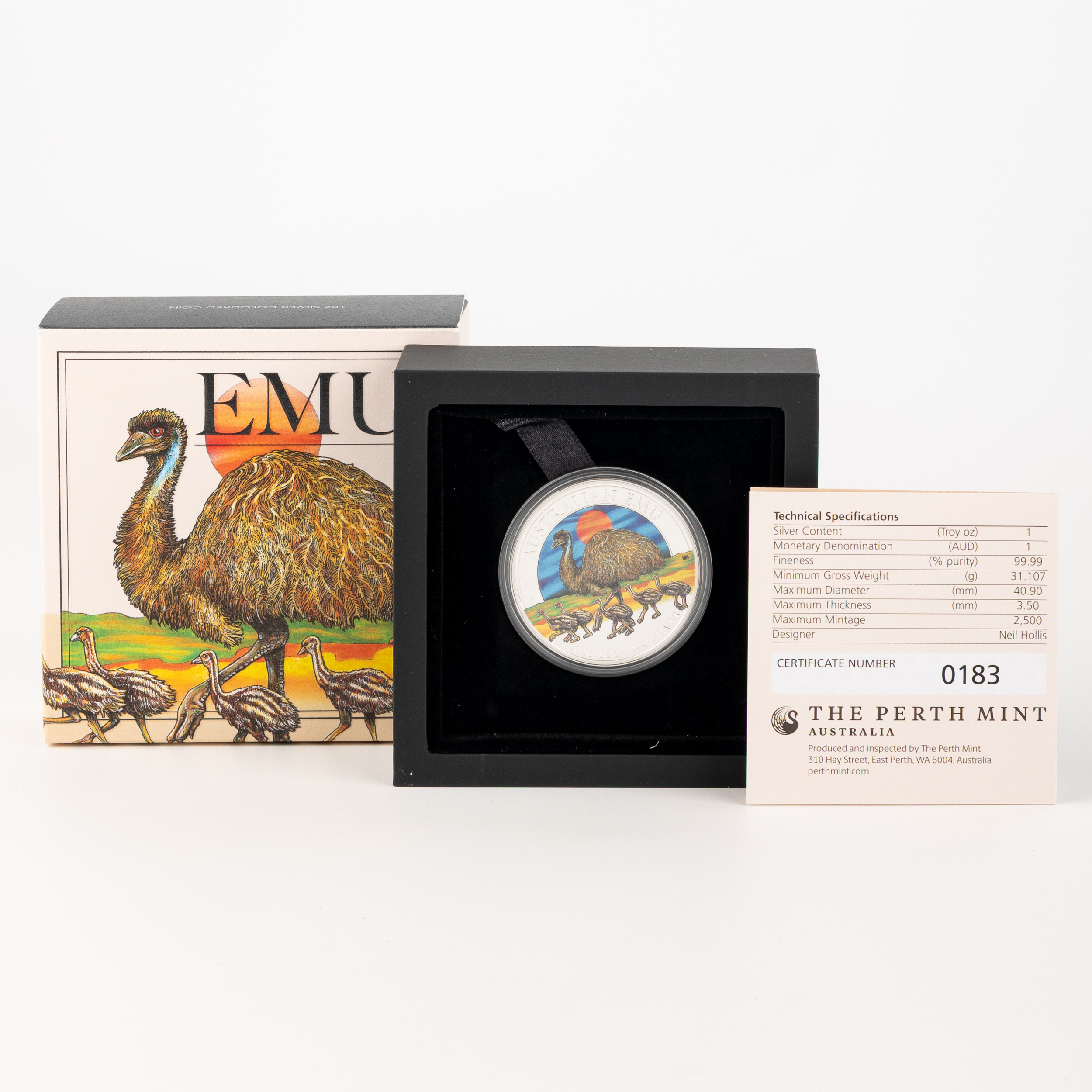 Charles III, Perth Mint - Emu, One Dollar, 2026, FDC