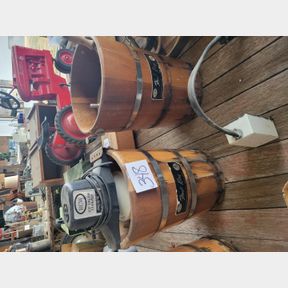Pair of Frost King Ice Cream Buckets and Other Parts