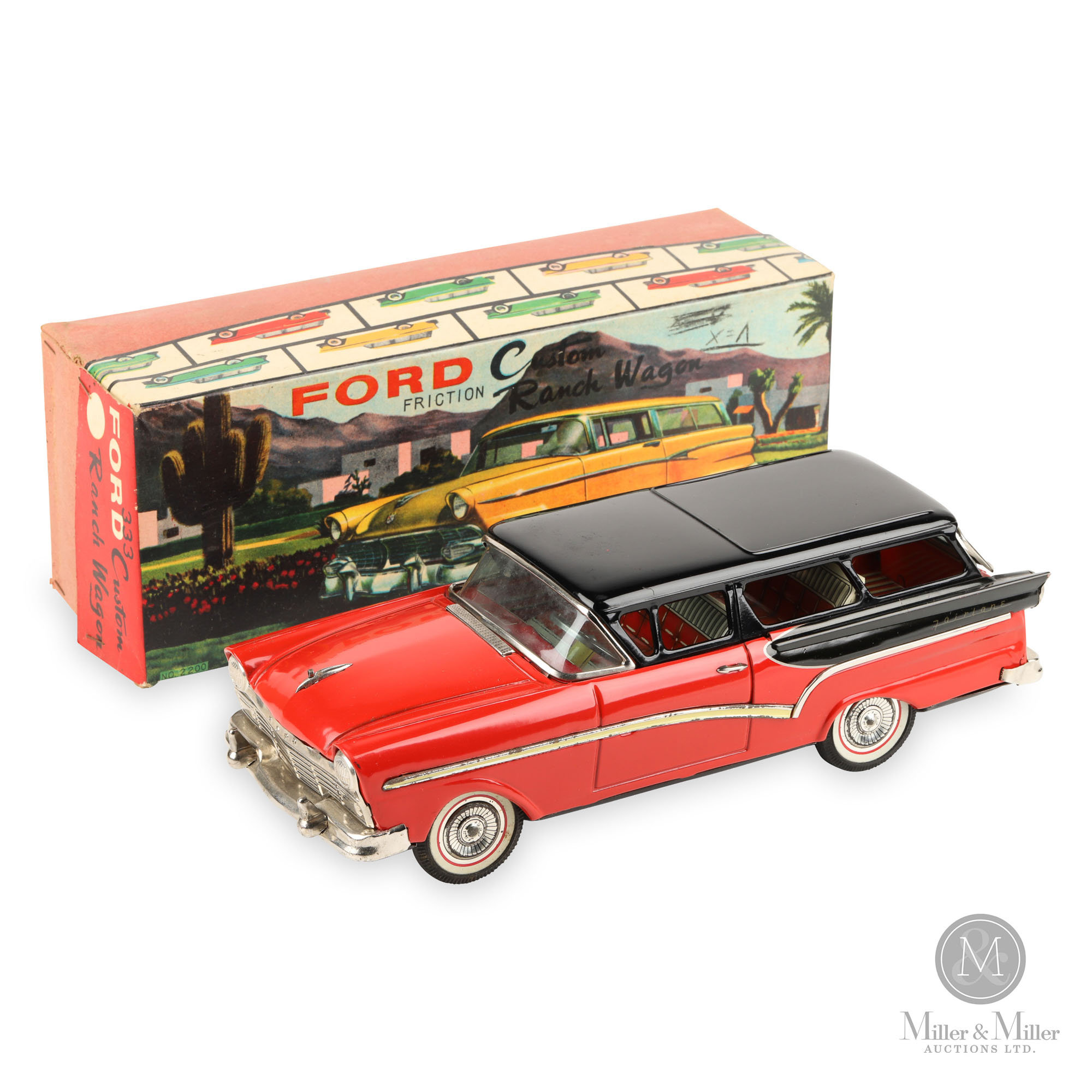 1960年代 バンダイ フォード FORD RANCH WAGON ブリキ玩具