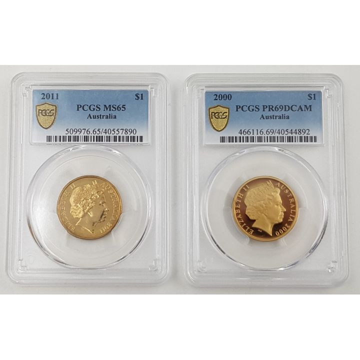 PCGS Graded $1 Coins (x2)