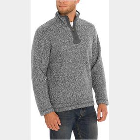 ORVIS BRIGHTON MEN'S SHERPA LINED 1/4 ZIP PULLOVER SZ LG