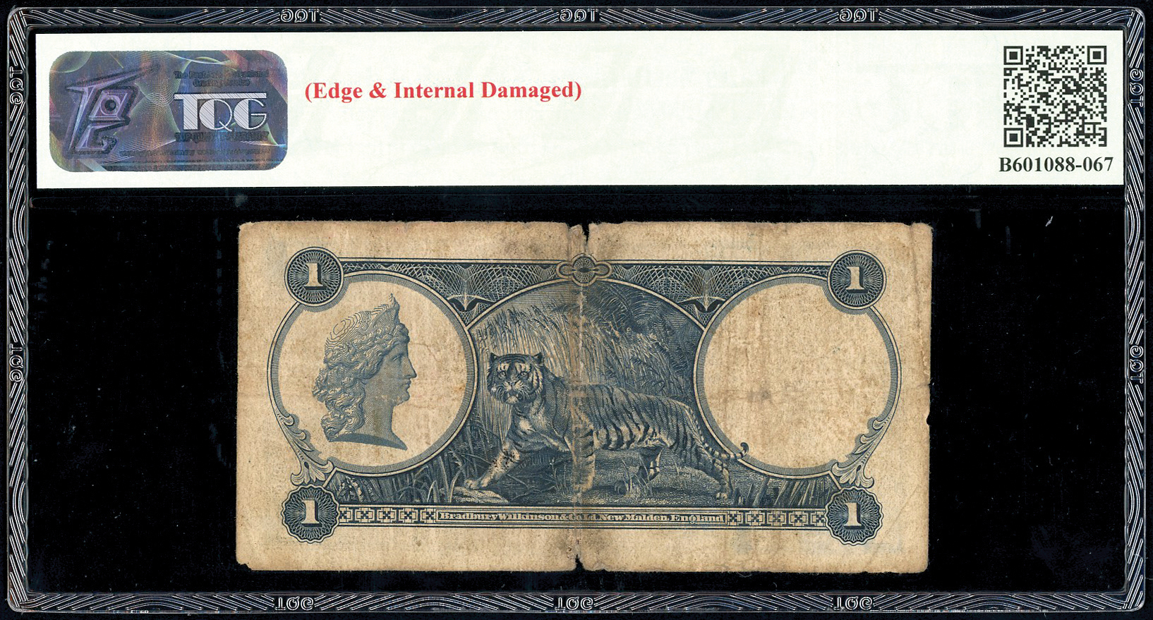 Straits Settlements, $1, 1935, TQG 20 | TRIGOMETRIC SDN. BHD.