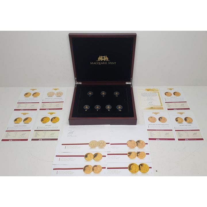Mini Gold Coins (x7)
