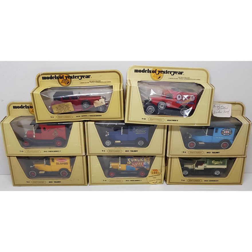 Matchbox Models of Yesteryear Die Cast Replicas (x8)