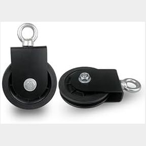 KISEKI 2 PCS CABLE PULLEY WHEEL FOR GYM EQUIPMENT TACTION WHEEL 3.54 IN/90MM PULLEY WHEEL DETACHABLE 360 ROTATION FOR PULLEY SYSTE