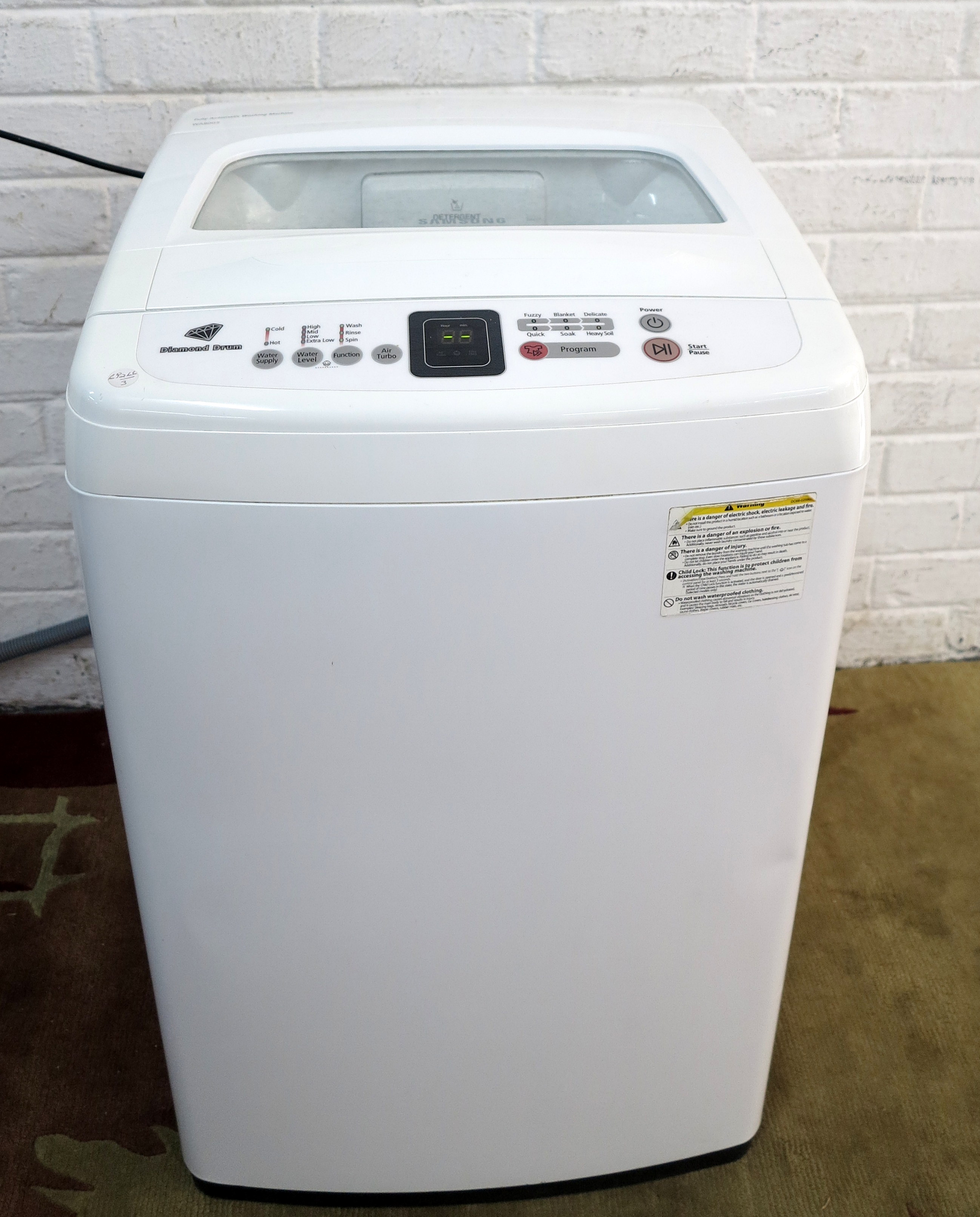 SAMSUNG DIAMOND DRUM TOP LOADER WASHING MACHINE Westgate Walding