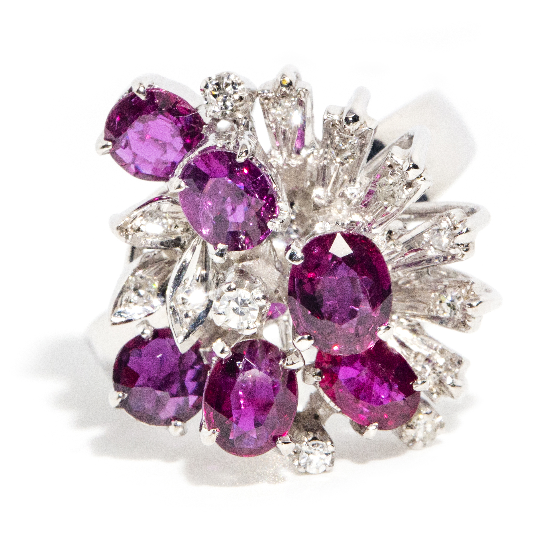 214 · Vintage Ruby & Diamond Ring,