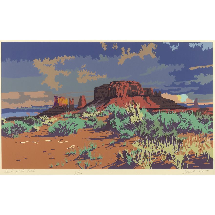 Bill Schenck (1947- ): Land of the Dineh, 1991